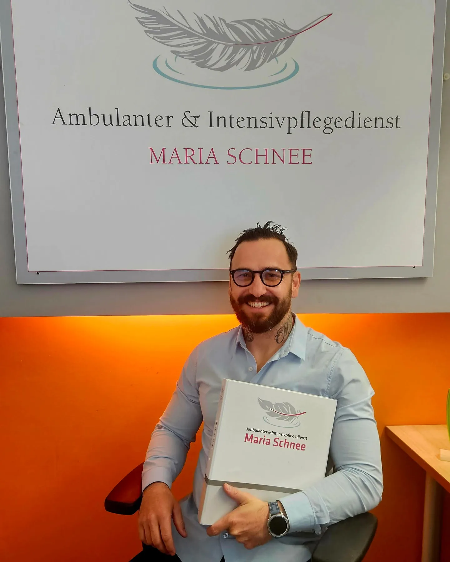 Mitarbeiter des ambulanten und Intensivpflegedienstes Maria Schnee
