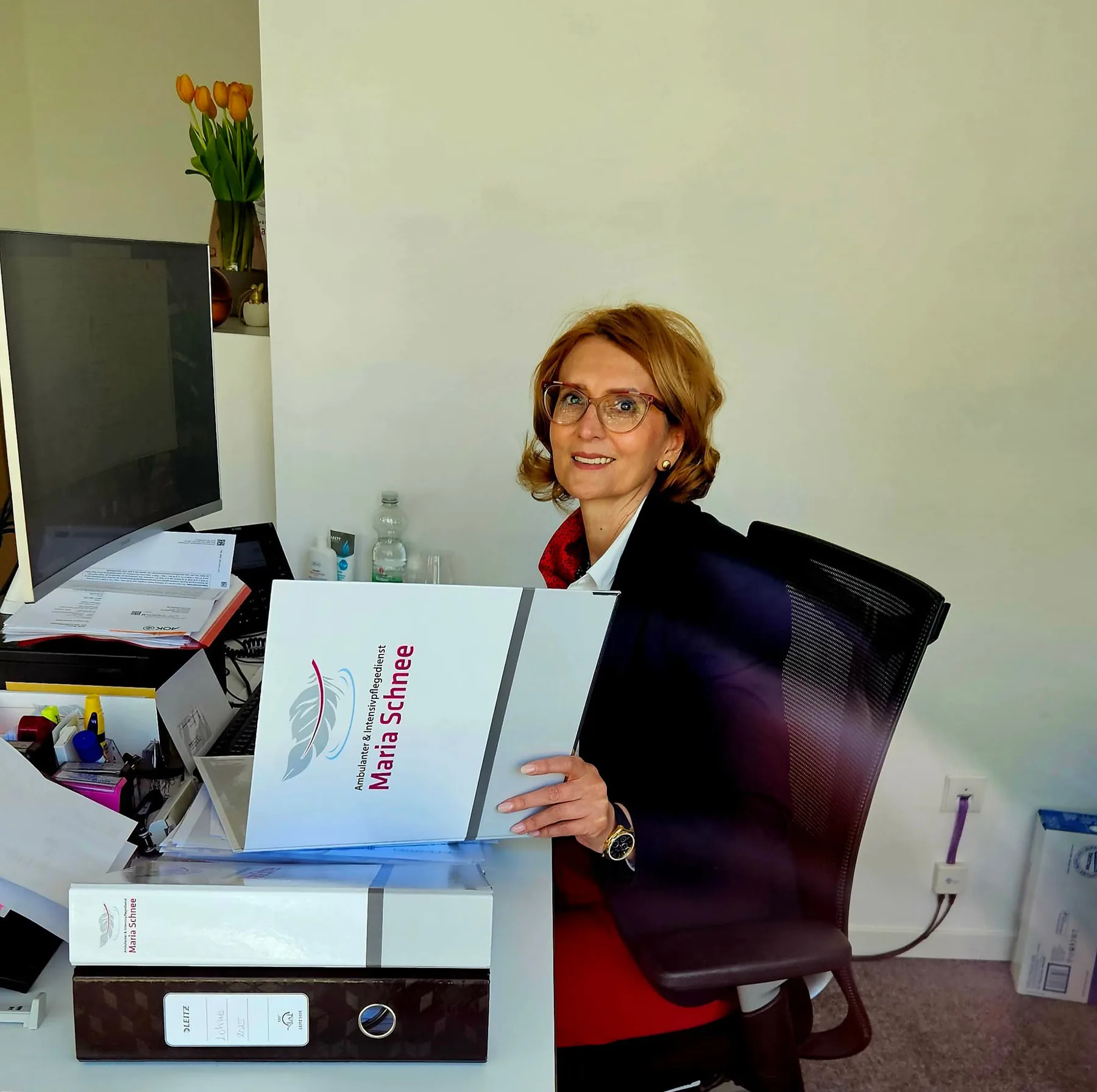 Persönliche Ansprechpartnerin von Maria Schnee im Büro